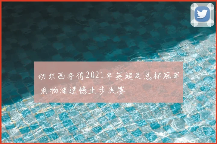 切尔西夺得2021年英超足总杯冠军 利物浦遗憾止步决赛